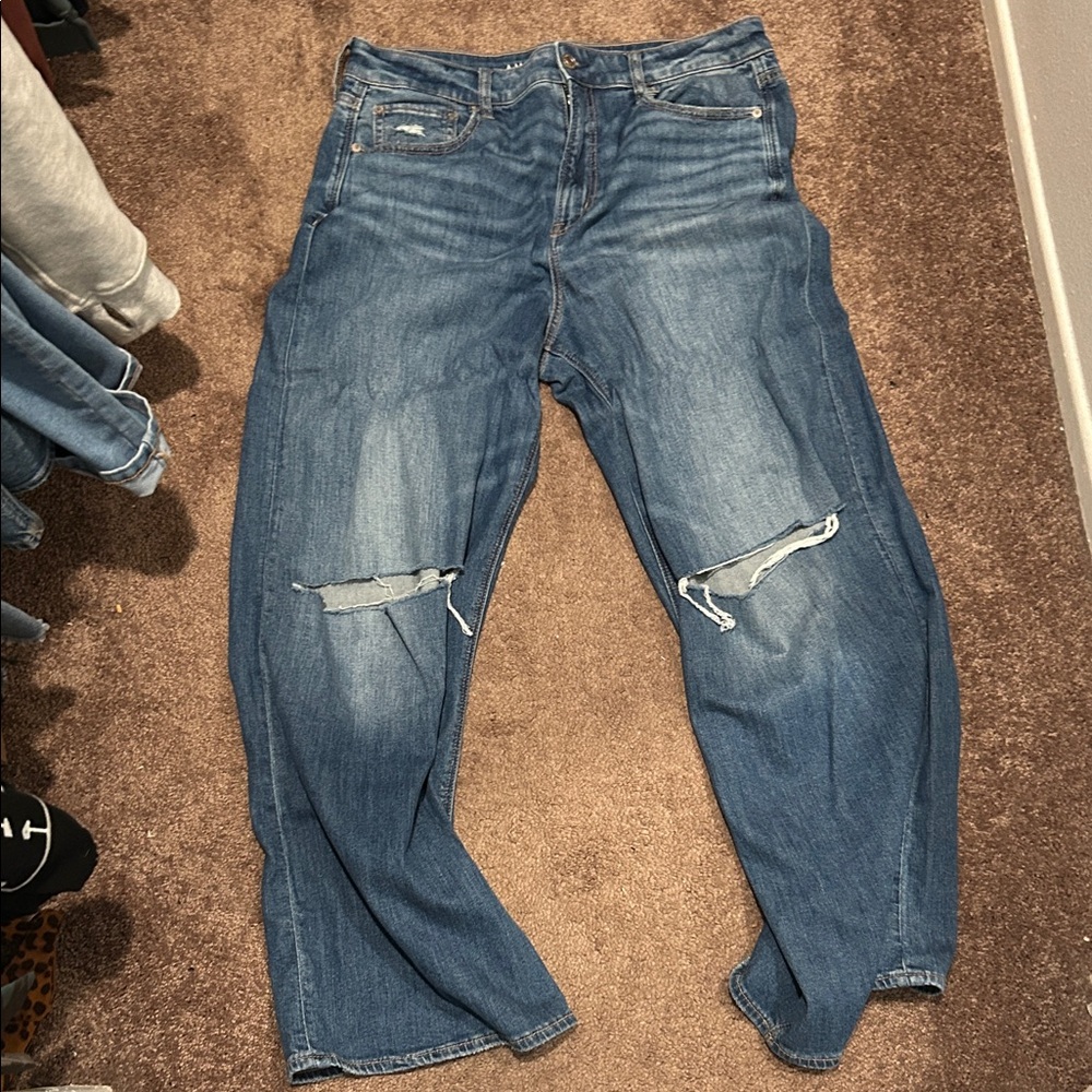 Super High Rise Baggy Wide Leg Jean